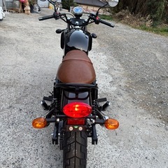 レオンアート　ベッセル125 低走行　カフェレーサー風　小型ミッション　原付2種の画像