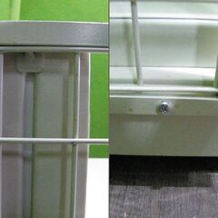 タナハシ製 H165cm×W90cm×D60cm 単体片面４段什器 サイドネット付き■陳列棚・システム什器■S-638の画像