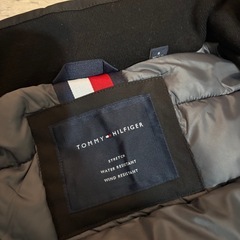 【ジャンク品/難あり】TOMMY HILFIGER ボンバージャケット S 黒 タグ付 機能性素材の画像