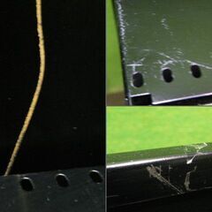 タナハシ製 H138cm×W90cm ３連結片面３段什器 ブラックカラー(画像は２連結)■陳列棚・システム什器■S-639の画像