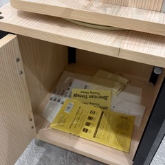 木製 メガネ台 ディスプレイスタンドの画像