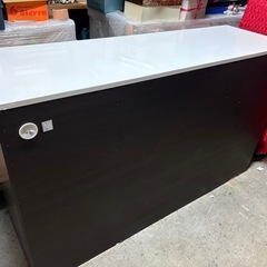 キッチンカウンター　木製　中古品の画像