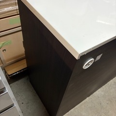 キッチンカウンター　木製　中古品の画像