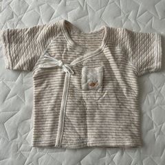【美品】ベビー服　冬用短肌着3枚の画像