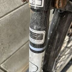 【相談中・新規受付停止します】26インチのママチャリ。サビがありますがメンテナンスして使いたい方へ。引き取りに来れる方へ。の画像