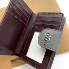 COACH インダストリアル グレー シグネチャー 二つ折財布 【未使用】の画像