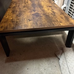 コタツテーブル　コードあり　中古品の画像