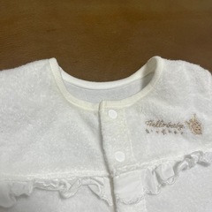 ロンパース白50-60の画像