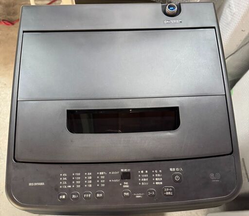 アイリスオオヤマ 全自動洗濯機 IAW-T606-B 2025年製 6kg (ワカヤマ堂