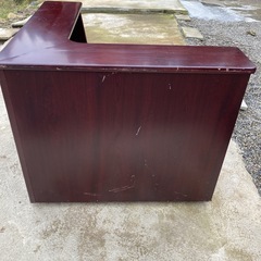 karimoku カリモク　コーナーテーブル　アンティーク　ヴィンテージ　コーナーチェアの画像