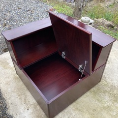 karimoku カリモク　コーナーテーブル　アンティーク　ヴィンテージ　コーナーチェアの画像