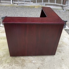 karimoku カリモク　コーナーテーブル　アンティーク　ヴィンテージ　コーナーチェアの画像