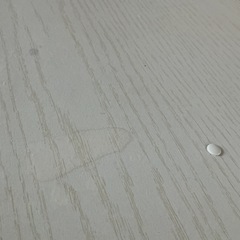 ミニ食器棚🍽️北欧風☘️キャビネットキッチン収納ガラス扉付き💎インテリア幅60cm奥行き29.3cm高さ90.1cm汚れ•剥がれあり💦白ホワイトの画像