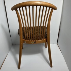 ペイズリー柄　ダイニングチェア  ナチュラル 北欧インテリア ヴィンテージ  リメイクの画像