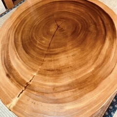 最終値下げ‼️ 格安‼️華麗‼️
一枚板高級ダイニングテーブル　高級座卓の画像