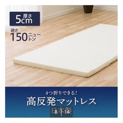ニトリ　四つ折りマットレスの画像