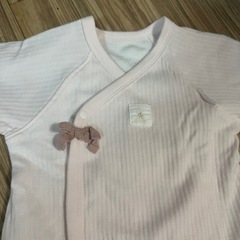 ロンパース　薄いピンク50-60の画像