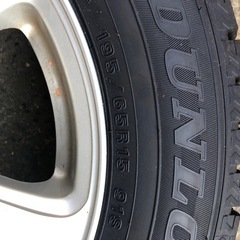 アルミホイール•スタッドレス4本セットの画像