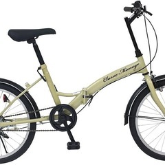 Classic Mimugo FDB20K 折りたたみ自転車 サンドベージュの画像