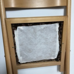 フォールディングチェア　リメイク　ダイニングチェア　折り畳み　イスの画像