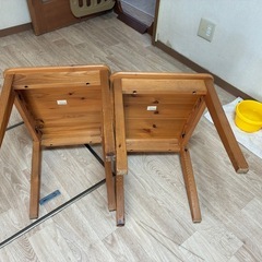椅子　イス　二脚　IKEA ガタ、ゆるみ、傷の画像