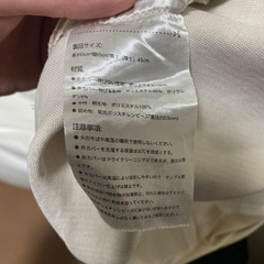 ビーズクッション2点セットの画像