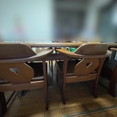 【至急！12月まで】ダイニングセット（テーブル・椅子6セット）の画像