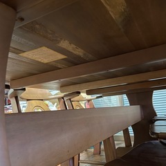 【至急！12月まで】ダイニングセット（テーブル・椅子6セット）の画像