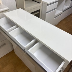 【ジャングル深井店】★ラック（収納棚）ホワイト 家具 簡易クリーニング済 堺市 深井 【FU3114】の画像