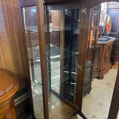 【愛品館八千代店】キュリオケース　照明引出付の画像