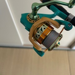 釣竿とリールの画像