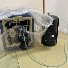 【美品】MEDRIS 酸素濃縮器＆酸素濃度計セット ペット 酸素室の画像