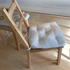 (1月上旬引き渡し) IKEA ダイニングテーブル＆椅子2脚の画像