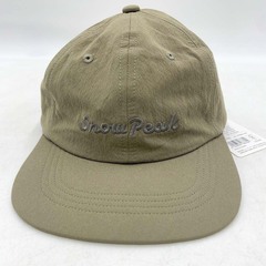 【未使用】スノーピーク Typography Cap キャップ ONE オリーブ AC-25AU023 ユニセックス Snow Peak 帽子の画像