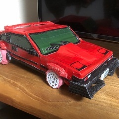 ダンボールカー作成の画像