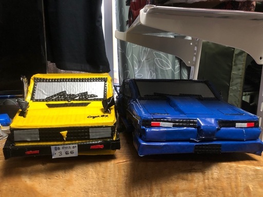ダンボールカー作成