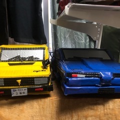 ダンボールカー作成の画像