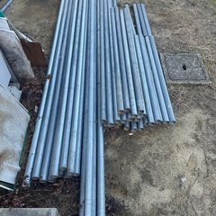 単管パイプ 4m 3m 2m 1.5m 1m 直交、自在クランプ  価格は4m1本の価格になります。の画像