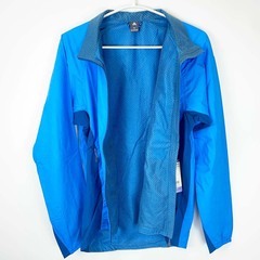 【未使用】モンベル ライトシェル ジャケット M ブルー 1106714 メンズ mont-bellの画像