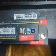 DDR4 8GBx2 デスクトップ用メモリーの画像