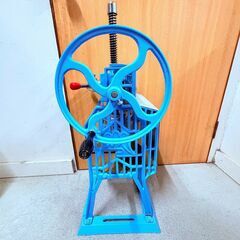 【❗️✨業務用にも使える・昭和レトロ調✨❗️】✨手動式 かき氷機 アイススライサー PRO-B130MB ✨簡易清掃済み・現状渡し‼️の画像