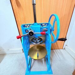 【❗️✨業務用にも使える・昭和レトロ調✨❗️】✨手動式 かき氷機 アイススライサー PRO-B130MB ✨簡易清掃済み・現状渡し‼️の画像