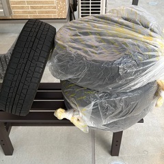 165/50/15スタッドレスタイヤアルミホイールの画像