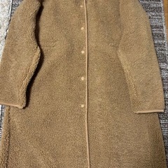【引き渡し者決定】ユニクロC ボアフリーススタンドカラーコートSの画像