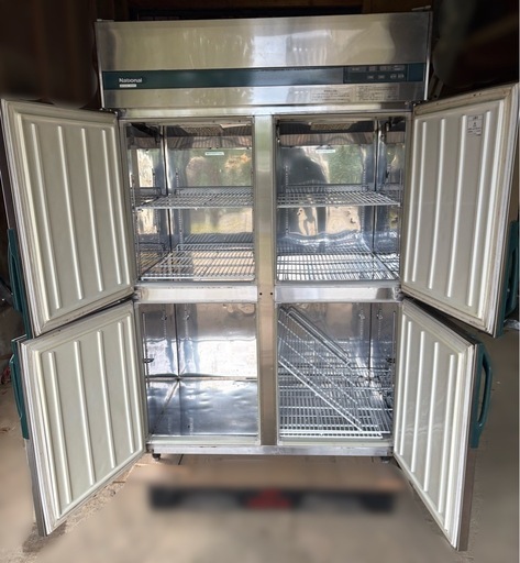 引き取り限定／動作未確認・ジャンク】 業務用冷蔵庫 National（松下