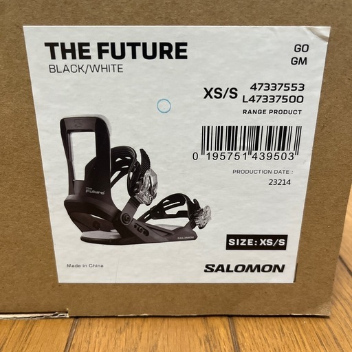 新品サロモン ファッション フューチャー キッズビンディング XS/S