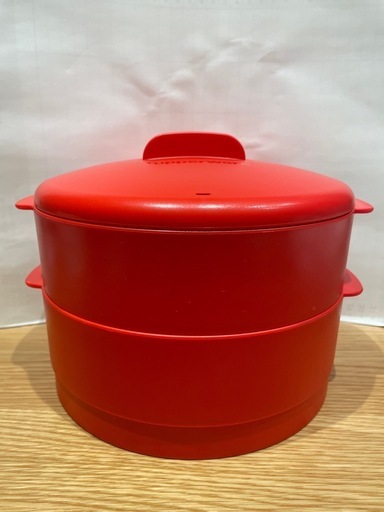 タッパーウェアスチームイット蒸し器せいろ (あつ) 小幡の調理器具《鍋