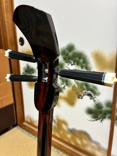 沖縄三線　エーマクルチ　本蛇皮一枚張り！与那城型！ユナー型！大幅値下げしました！⑦