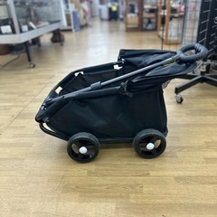 【ドリーム川西店御来店限定】☆ジモティー見たよ♪割引☆  ペットカート ブラック クリーニング済み 【99560000039261】の画像