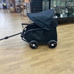 【ドリーム川西店御来店限定】☆ジモティー見たよ♪割引☆  ペットカート ブラック クリーニング済み 【99560000039261】の画像